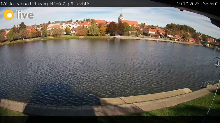 Město Týn nad Vltavou - Nábřeží, přístaviště - 19.10.2025 v 13:45 Město Týn nad Vltavou - Nábřeží, přístaviště - 19.10.2025 v 13:45