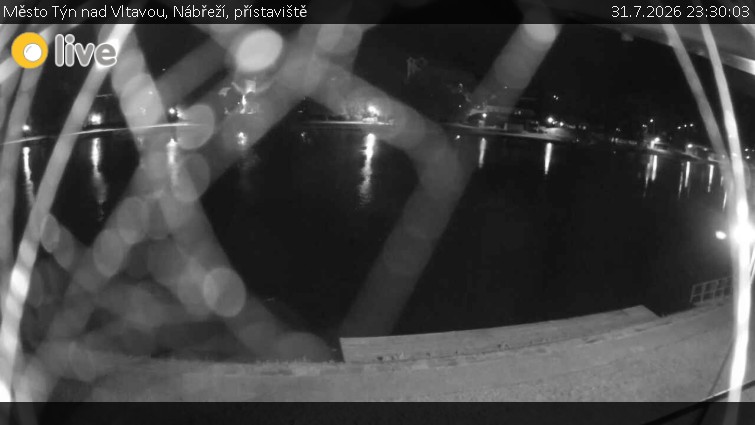 Stadt Týn nad Vltavou - Uferpromenade, Anlegestelle - 31.7.2026 v 23:30