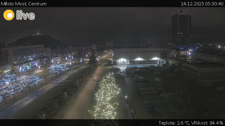 Město Most - Centrum - 14.12.2025 v 05:30