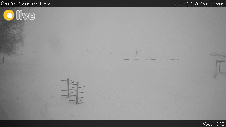 Černá v Pošumaví - Lipno - 9.1.2026 v 07:15
