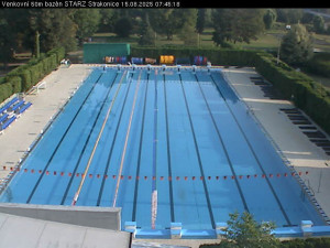 Koupaliště Strakonice - Venkovní bazén - 15.8.2025 v 07:45