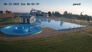 Koupaliště Chropyně - Hlavní bazén, divoká řeka - 15.6.2025 v 06:00