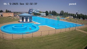 Koupaliště Chropyně - Hlavní bazén, divoká řeka - 15.6.2025 v 12:30