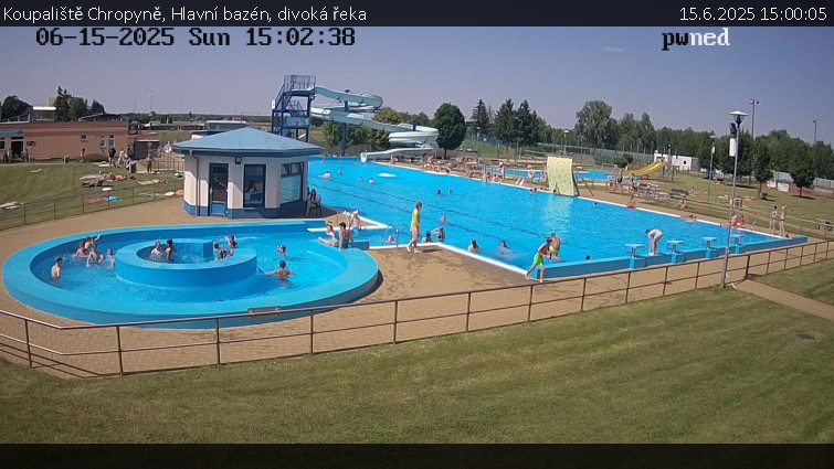 Koupaliště Chropyně - Hlavní bazén, divoká řeka - 15.6.2025 v 15:00 Koupaliště Chropyně - Hlavní bazén, divoká řeka - 15.6.2025 v 15:00
