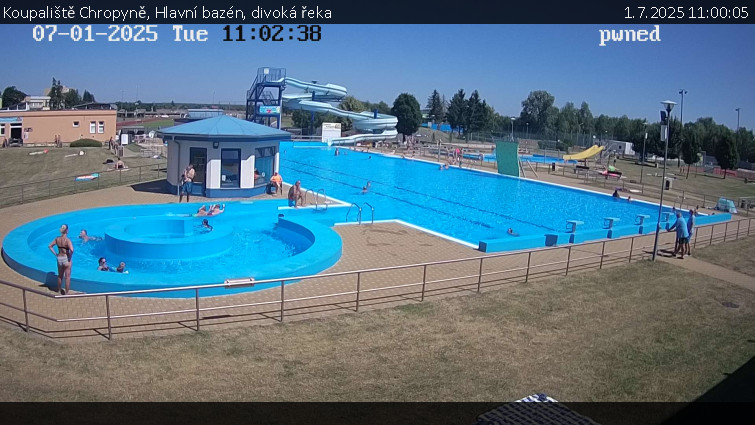 Koupaliště Chropyně - Hlavní bazén, divoká řeka - 1.7.2025 v 11:00 Koupaliště Chropyně - Hlavní bazén, divoká řeka - 1.7.2025 v 11:00