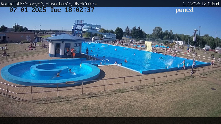 Koupaliště Chropyně - Hlavní bazén, divoká řeka - 1.7.2025 v 18:00 Koupaliště Chropyně - Hlavní bazén, divoká řeka - 1.7.2025 v 18:00