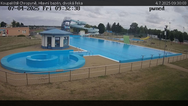 Koupaliště Chropyně - Hlavní bazén, divoká řeka - 4.7.2025 v 09:30 Koupaliště Chropyně - Hlavní bazén, divoká řeka - 4.7.2025 v 09:30