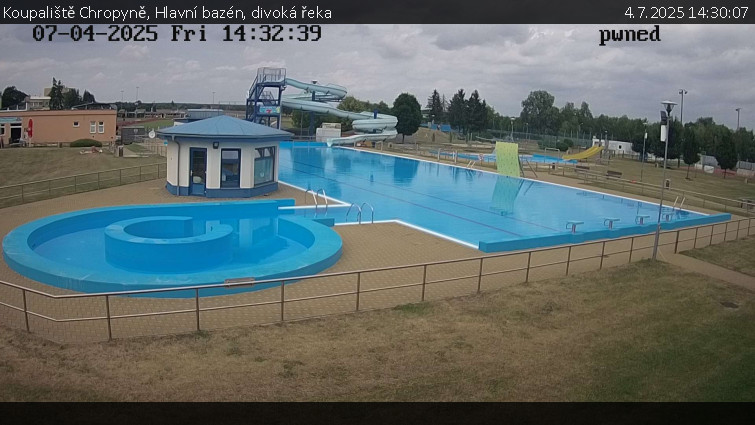 Koupaliště Chropyně - Hlavní bazén, divoká řeka - 4.7.2025 v 14:30 Koupaliště Chropyně - Hlavní bazén, divoká řeka - 4.7.2025 v 14:30