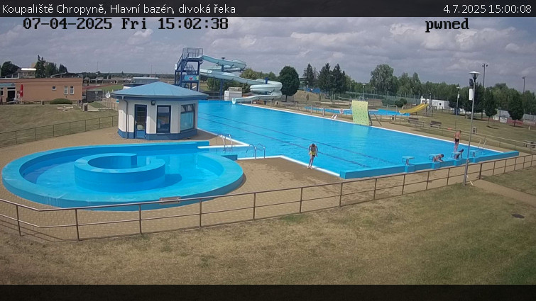 Koupaliště Chropyně - Hlavní bazén, divoká řeka - 4.7.2025 v 15:00 Koupaliště Chropyně - Hlavní bazén, divoká řeka - 4.7.2025 v 15:00