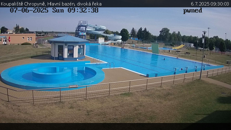 Koupaliště Chropyně - Hlavní bazén, divoká řeka - 6.7.2025 v 09:30 Koupaliště Chropyně - Hlavní bazén, divoká řeka - 6.7.2025 v 09:30