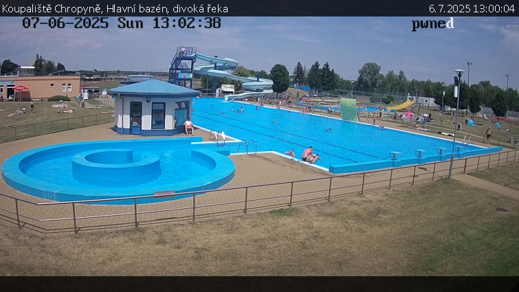 Koupaliště Chropyně - Hlavní bazén, divoká řeka - 6.7.2025 v 13:00 Koupaliště Chropyně - Hlavní bazén, divoká řeka - 6.7.2025 v 13:00