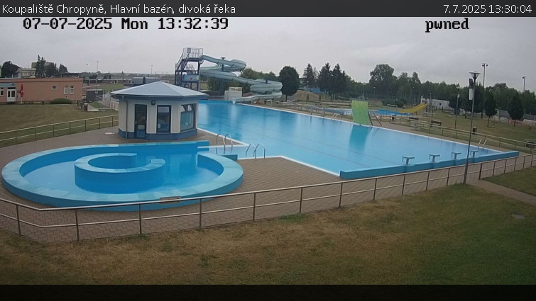 Koupaliště Chropyně - Hlavní bazén, divoká řeka - 7.7.2025 v 13:30 Koupaliště Chropyně - Hlavní bazén, divoká řeka - 7.7.2025 v 13:30