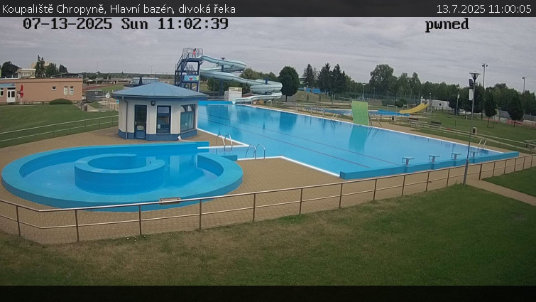 Koupaliště Chropyně - Hlavní bazén, divoká řeka - 13.7.2025 v 11:00 Koupaliště Chropyně - Hlavní bazén, divoká řeka - 13.7.2025 v 11:00