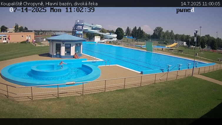 Koupaliště Chropyně - Hlavní bazén, divoká řeka - 14.7.2025 v 11:00 Koupaliště Chropyně - Hlavní bazén, divoká řeka - 14.7.2025 v 11:00