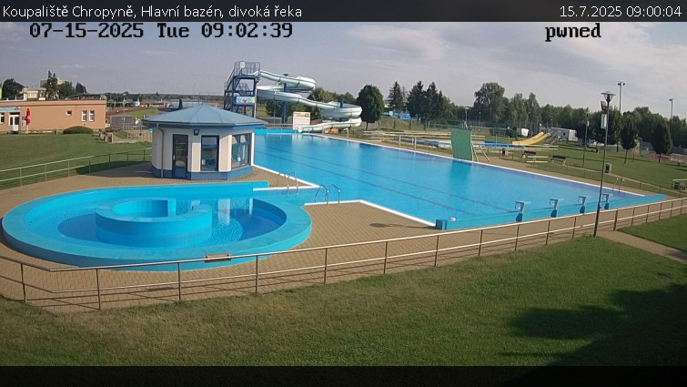 Koupaliště Chropyně - Hlavní bazén, divoká řeka - 15.7.2025 v 09:00 Koupaliště Chropyně - Hlavní bazén, divoká řeka - 15.7.2025 v 09:00