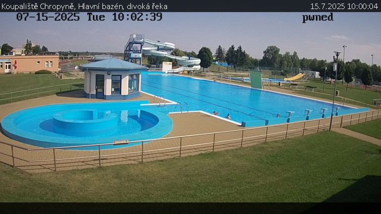 Koupaliště Chropyně - Hlavní bazén, divoká řeka - 15.7.2025 v 10:00 Koupaliště Chropyně - Hlavní bazén, divoká řeka - 15.7.2025 v 10:00