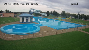 Koupaliště Chropyně - Hlavní bazén, divoká řeka - 16.9.2025 v 09:30