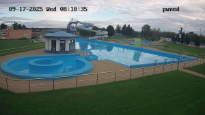 Koupaliště Chropyně - Hlavní bazén, divoká řeka - 17.9.2025 v 08:30