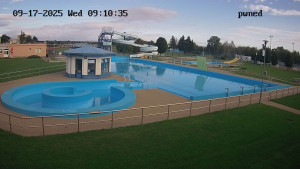 Koupaliště Chropyně - Hlavní bazén, divoká řeka - 17.9.2025 v 09:30