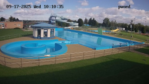 Koupaliště Chropyně - Hlavní bazén, divoká řeka - 17.9.2025 v 10:30