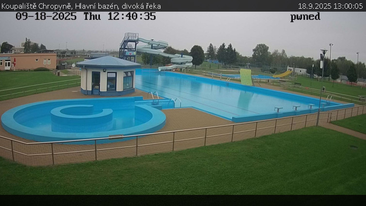 Koupaliště Chropyně - Hlavní bazén, divoká řeka - 18.9.2025 v 13:00 Koupaliště Chropyně - Hlavní bazén, divoká řeka - 18.9.2025 v 13:00