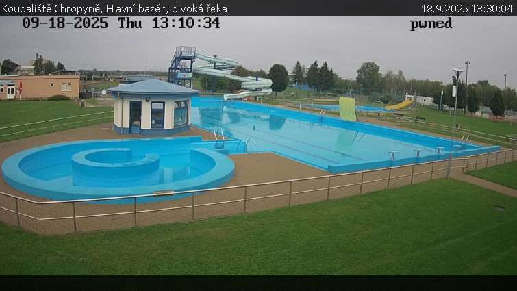 Koupaliště Chropyně - Hlavní bazén, divoká řeka - 18.9.2025 v 13:30 Koupaliště Chropyně - Hlavní bazén, divoká řeka - 18.9.2025 v 13:30