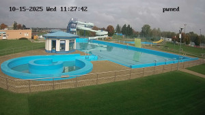 Koupaliště Chropyně - Hlavní bazén, divoká řeka - 15.10.2025 v 11:30