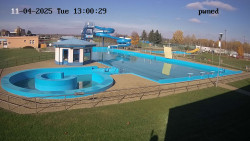 Hlavní bazén, divoká řeka