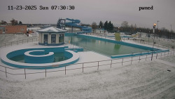 Hlavní bazén, divoká řeka