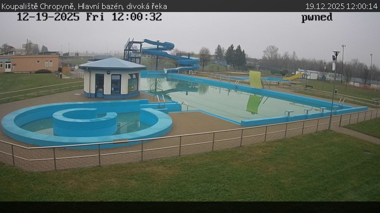 Koupaliště Chropyně - Hlavní bazén, divoká řeka - 19.12.2025 v 12:00