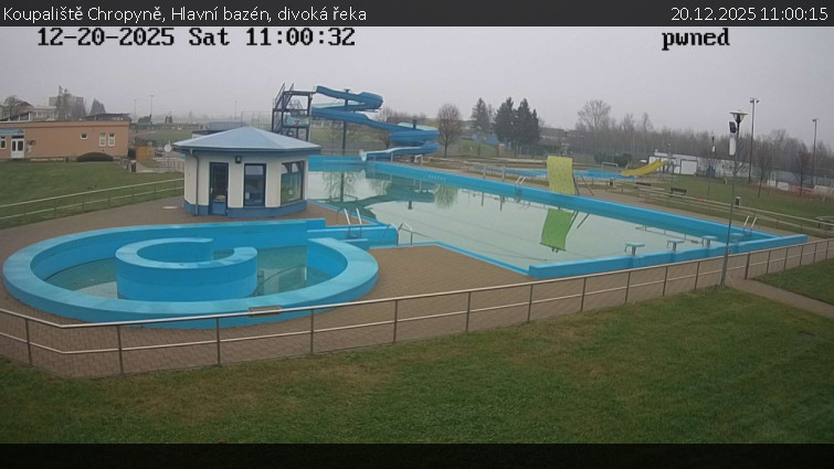 Koupaliště Chropyně - Hlavní bazén, divoká řeka - 20.12.2025 v 11:00
