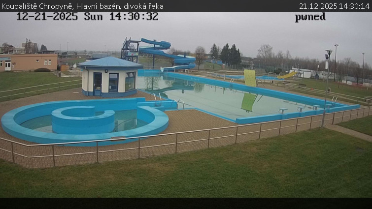 Koupaliště Chropyně - Hlavní bazén, divoká řeka - 21.12.2025 v 14:30
