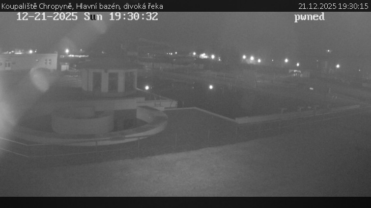 Koupaliště Chropyně - Hlavní bazén, divoká řeka - 21.12.2025 v 19:30