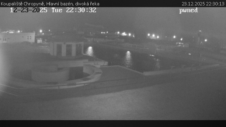 Koupaliště Chropyně - Hlavní bazén, divoká řeka - 23.12.2025 v 22:30