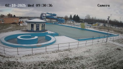 Hlavní bazén, divoká řeka