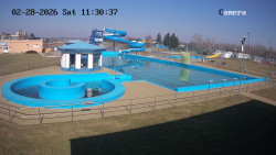 Hlavní bazén, divoká řeka