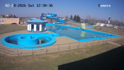 Hlavní bazén, divoká řeka