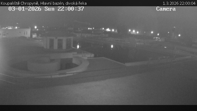 Koupaliště Chropyně - Hlavní bazén, divoká řeka - 1.3.2026 v 22:00