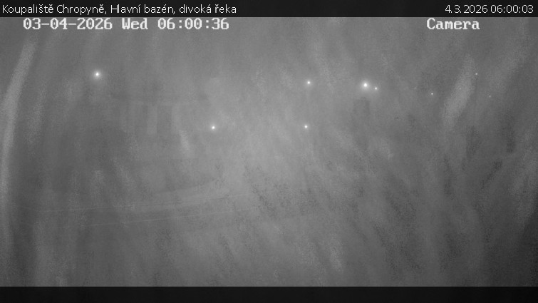 Koupaliště Chropyně - Hlavní bazén, divoká řeka - 4.3.2026 v 06:00