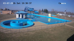 Hlavní bazén, divoká řeka