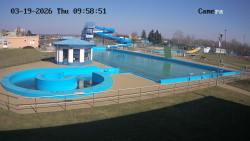 Hlavní bazén, divoká řeka