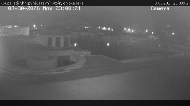 Koupaliště Chropyně - Hlavní bazén, divoká řeka - 30.3.2026 v 23:00