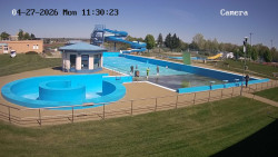 Hlavní bazén, divoká řeka