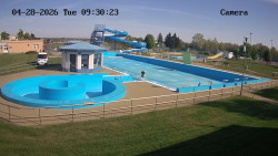 Hlavní bazén, divoká řeka