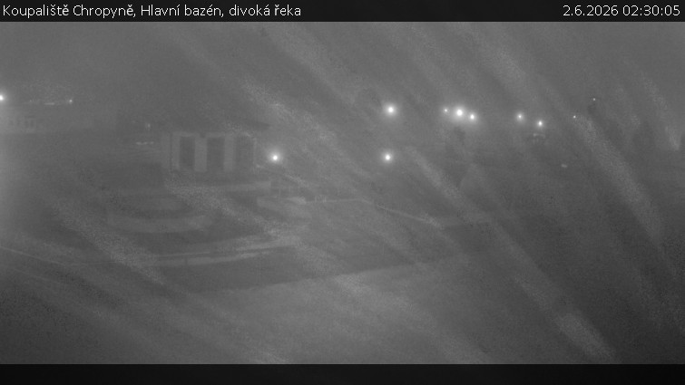 Koupaliště Chropyně - Hlavní bazén, divoká řeka - 2.6.2026 v 02:30
