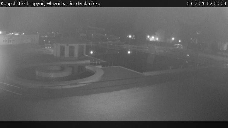 Koupaliště Chropyně - Hlavní bazén, divoká řeka - 5.6.2026 v 02:00