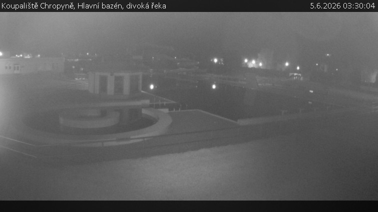 Koupaliště Chropyně - Hlavní bazén, divoká řeka - 5.6.2026 v 03:30