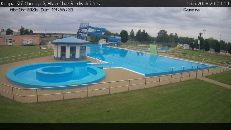 Koupaliště Chropyně - Hlavní bazén, divoká řeka - 16.6.2026 v 20:00