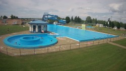 Main pool, wild river