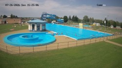 Main pool, wild river